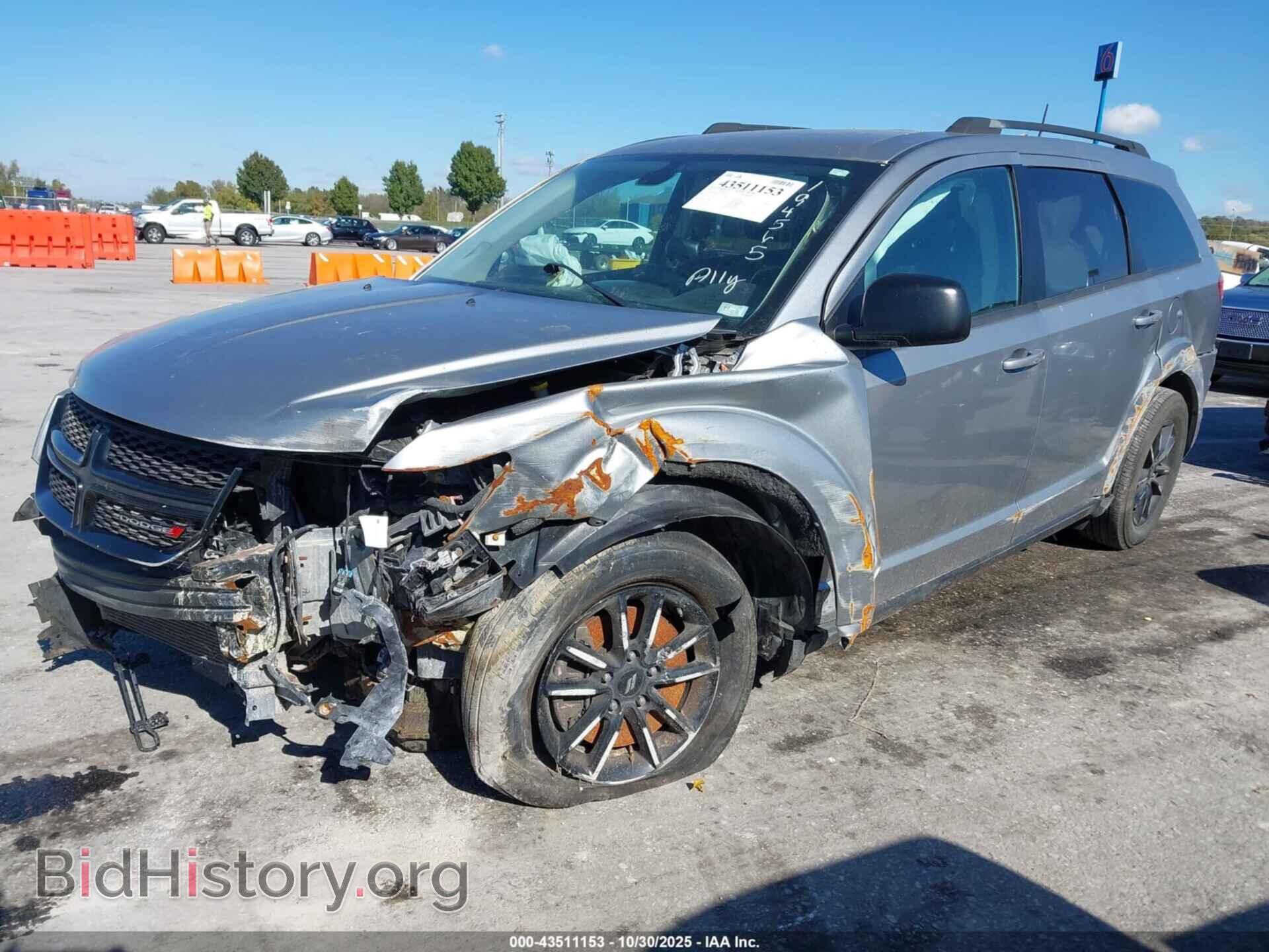 2020 DODGE JOURNEY - VIN: 3C4PDCAB1LT194565 - Фото 2