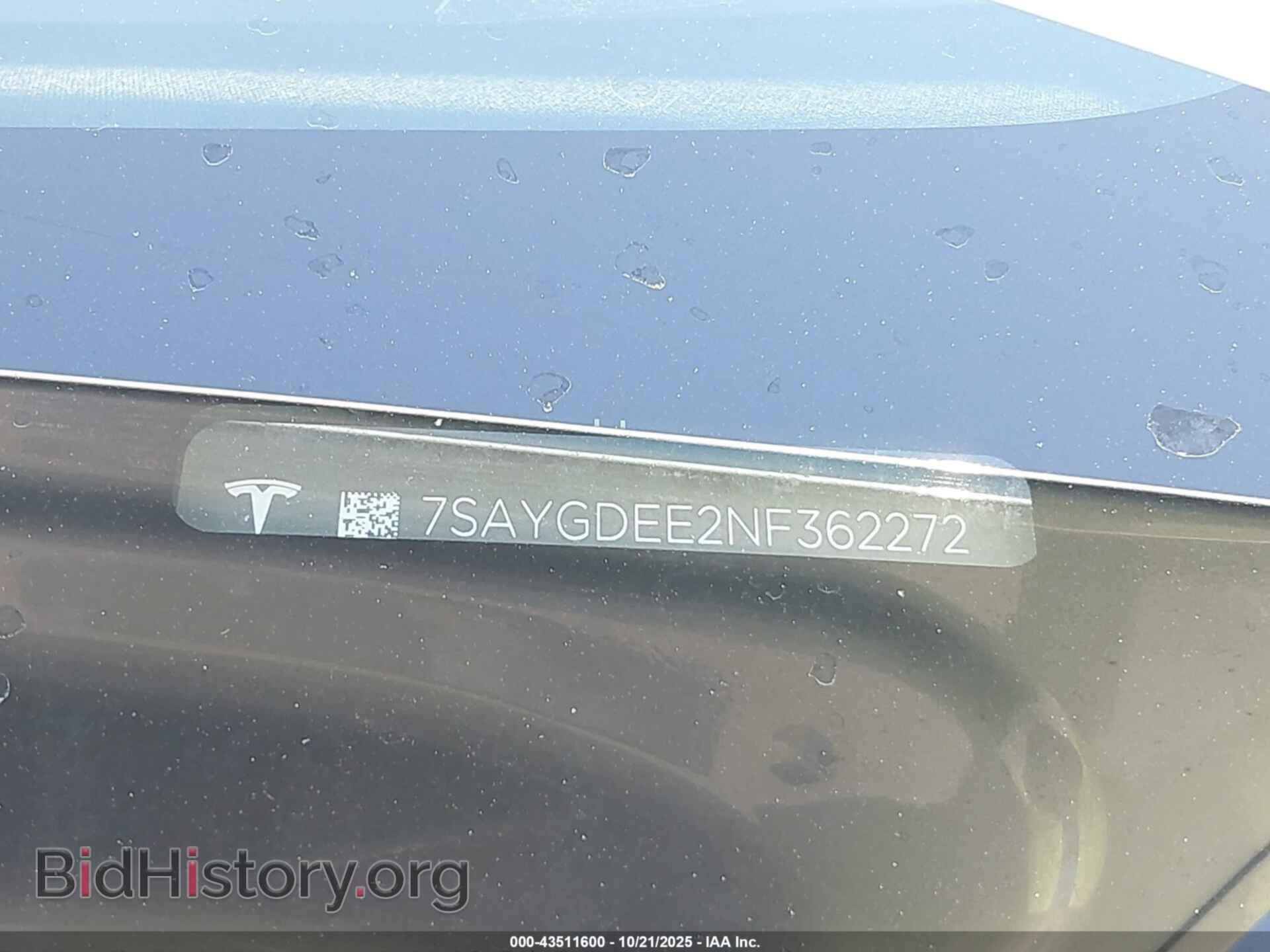 2022 TESLA MODEL Y - VIN: 7SAYGDEE2NF362272 - Фото 19