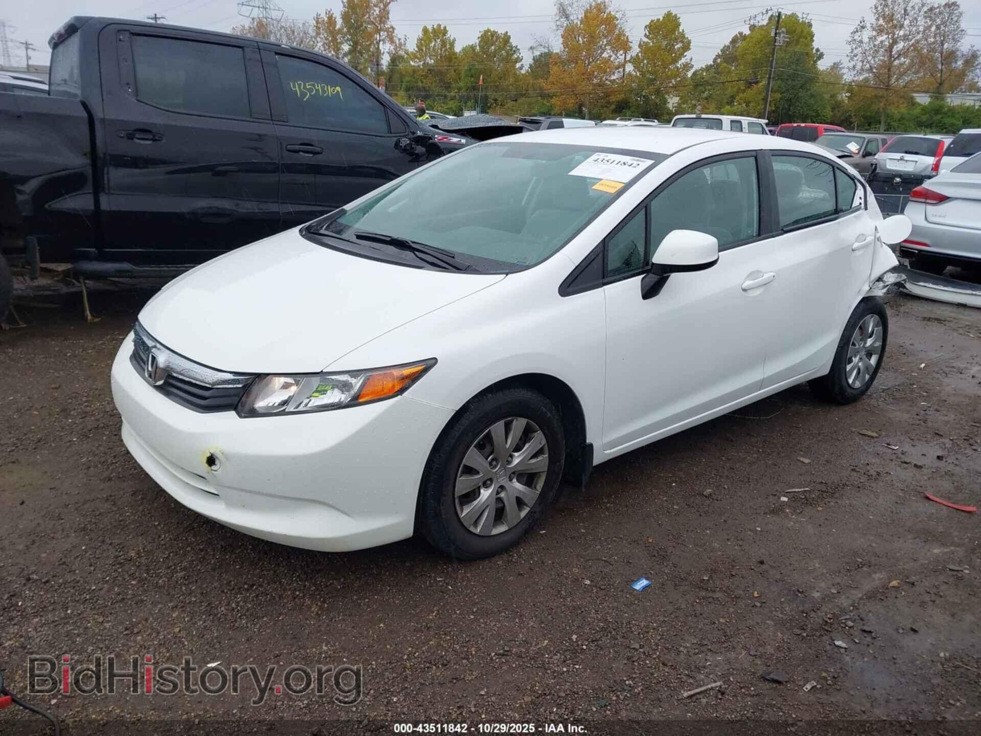 2012 HONDA CIVIC - VIN: 19XFB2F59CE042004 - Фото 2