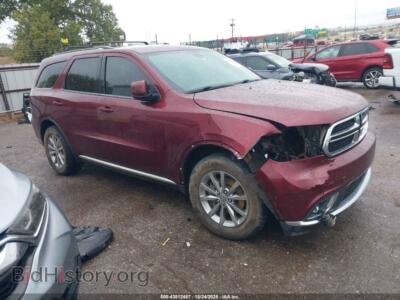 2018 Dodge DURANGO SXT RWD, красный — VIN 1C4RDHAG2JC444812, IAAI
