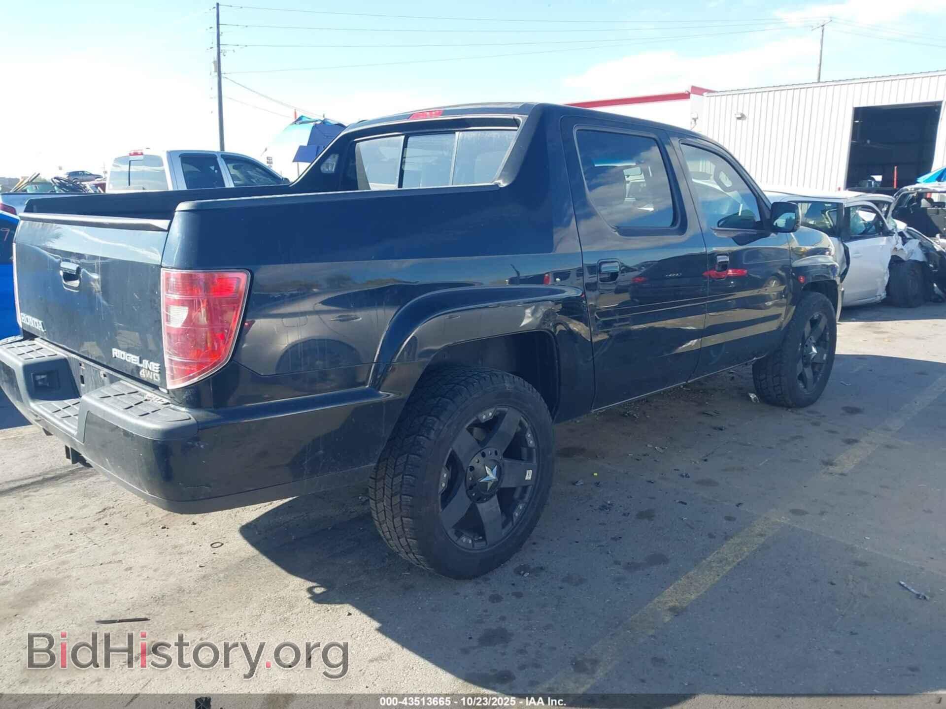 2009 HONDA RIDGELINE - VIN: 5FPYK16409B102949 - Фото 4