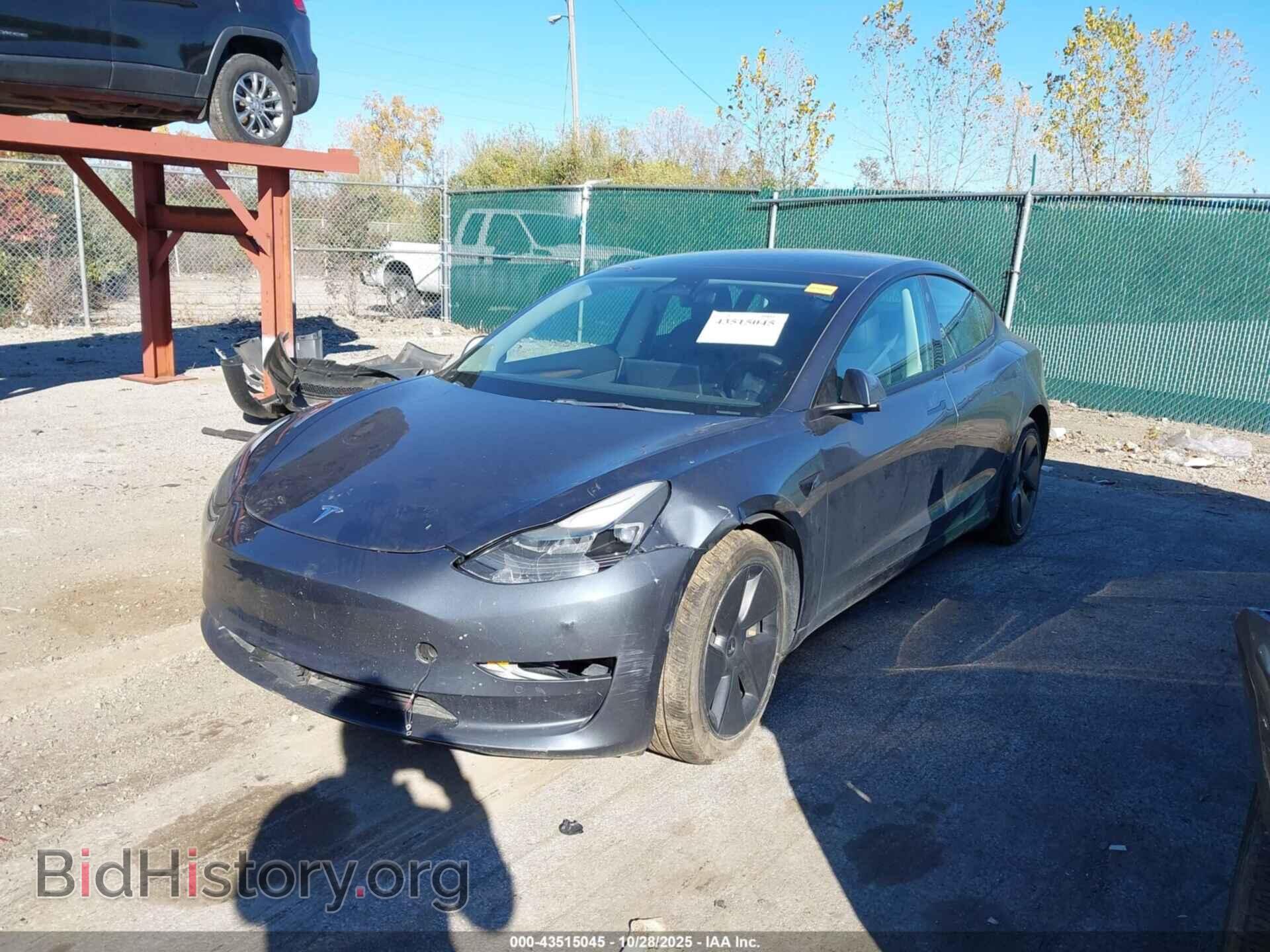2022 TESLA MODEL 3 - VIN: 5YJ3E1EB6NF237261 - Фото 2