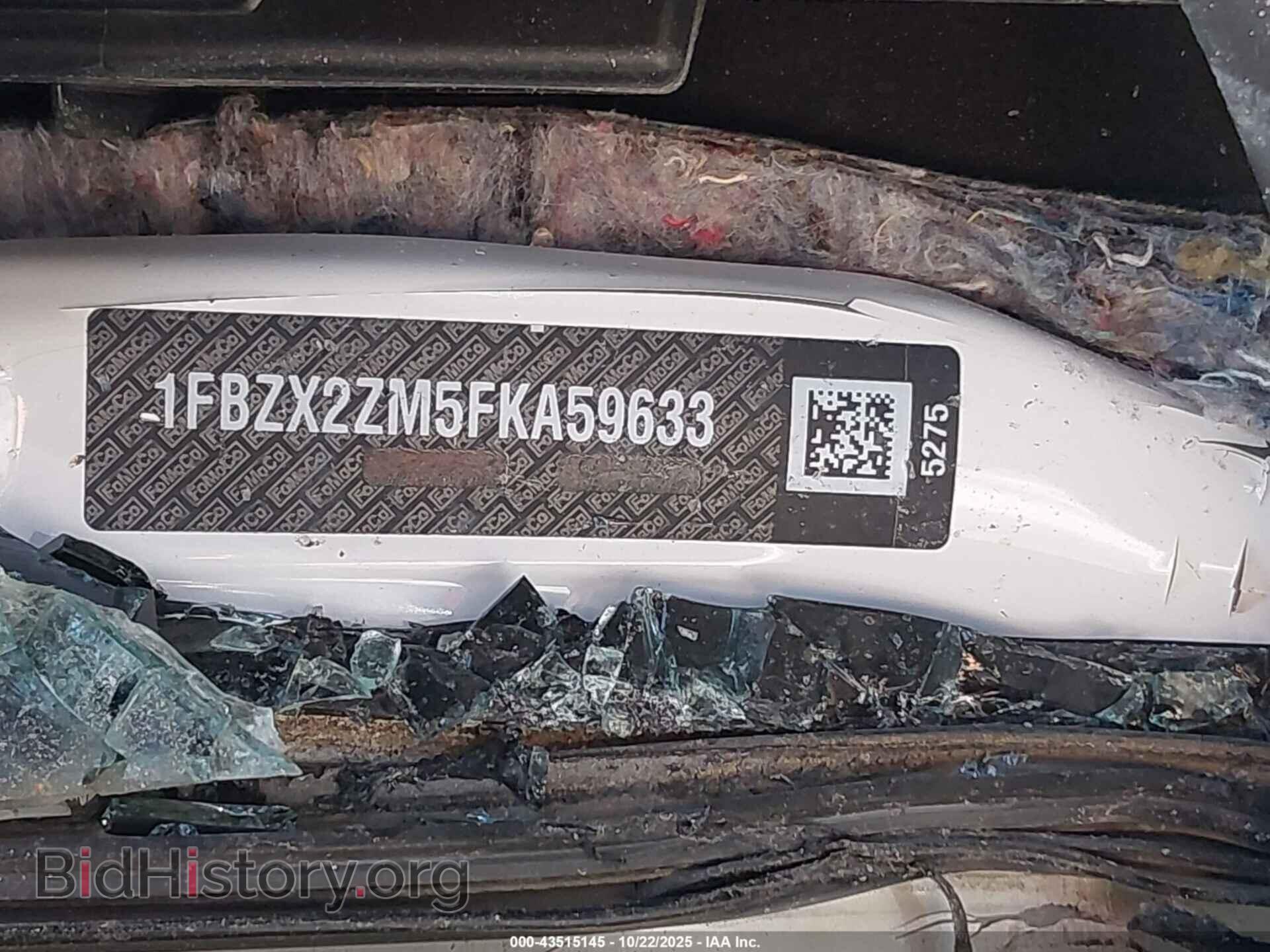 2015 FORD TRANSIT-350 - VIN: 1FBZX2ZM5FKA59633 - Фото 9