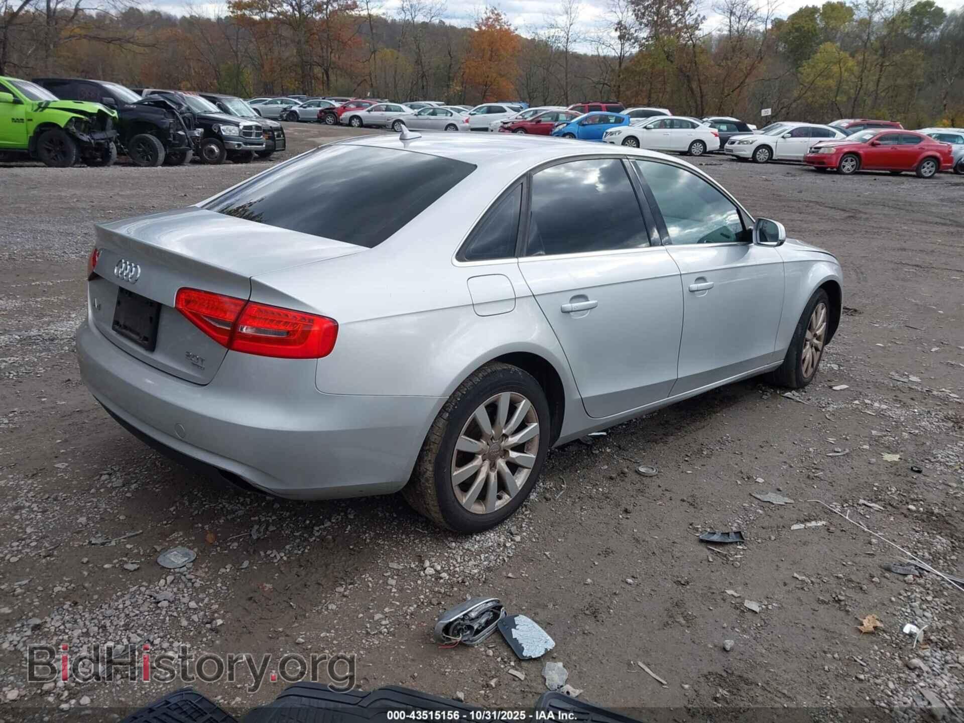 2013 AUDI A4 - VIN: WAUBFAFL7DN043920 - Фото 4