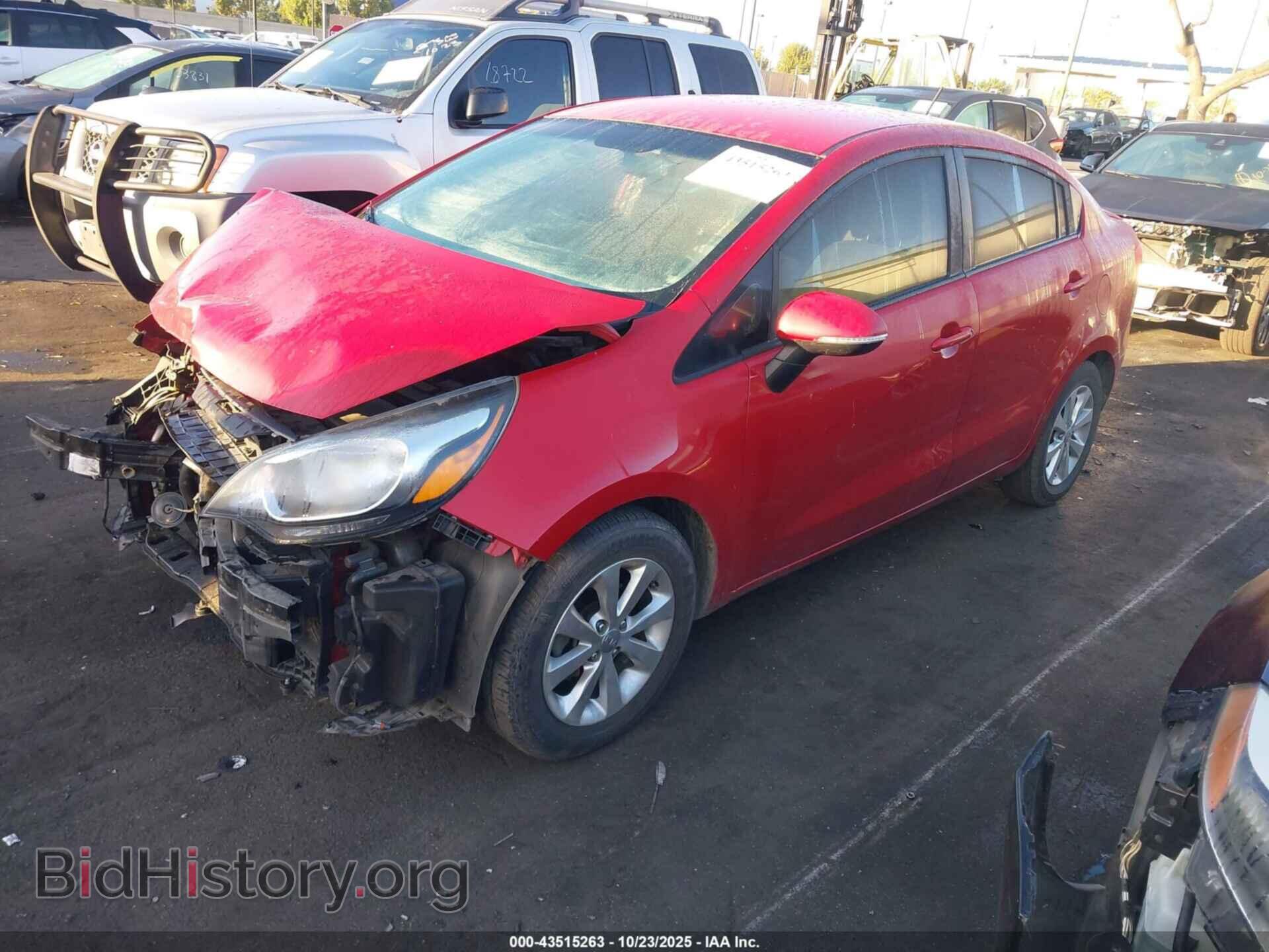 2013 KIA RIO - VIN: KNADN4A39D6233703 - Фото 2