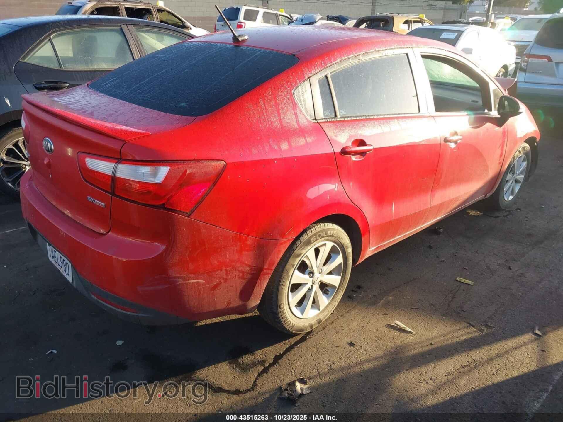2013 KIA RIO - VIN: KNADN4A39D6233703 - Фото 4