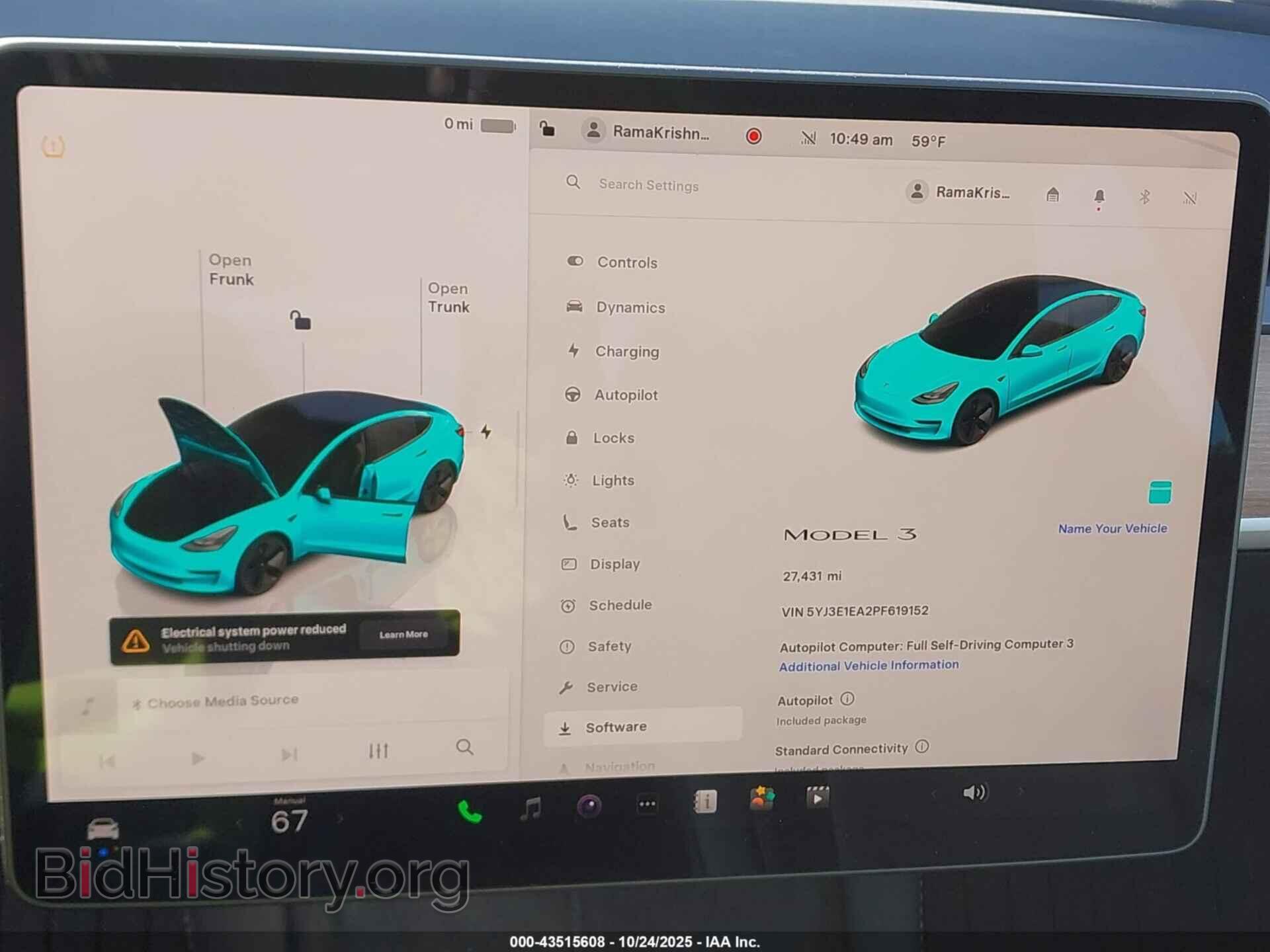 2023 TESLA MODEL 3 - VIN: 5YJ3E1EA2PF619152 - Photo 7
