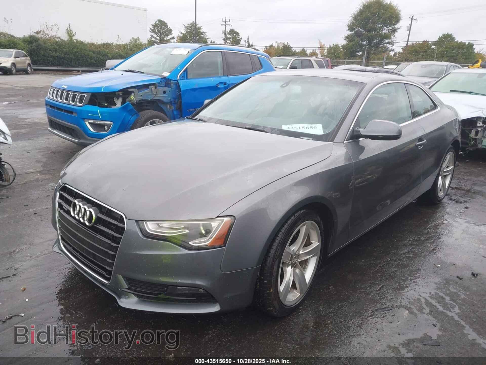 2014 AUDI A5 - VIN: WAULFAFR0EA025003 - Фото 2