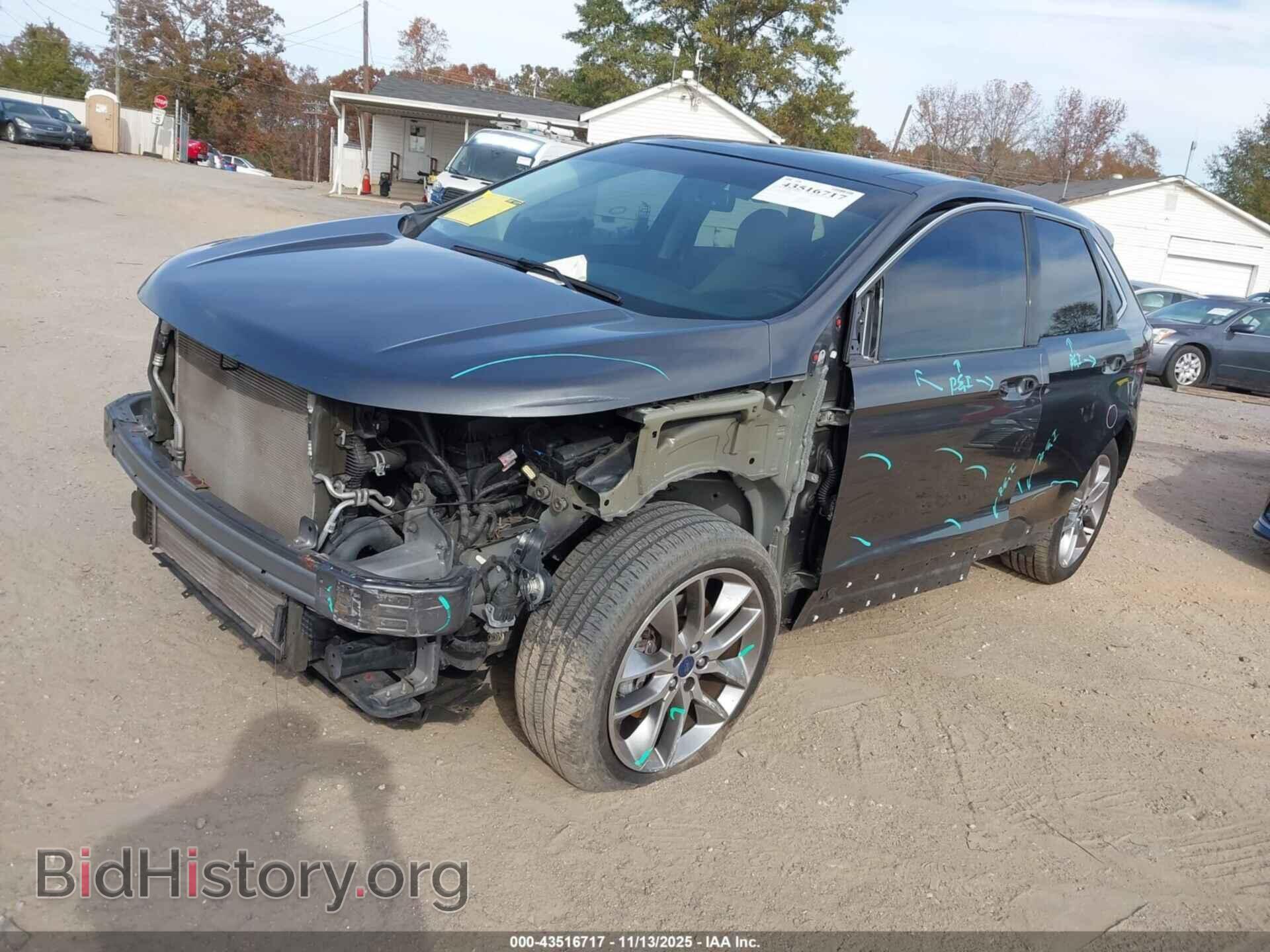 2015 FORD EDGE - VIN: 2FMTK4K99FBB70922 - Фото 2