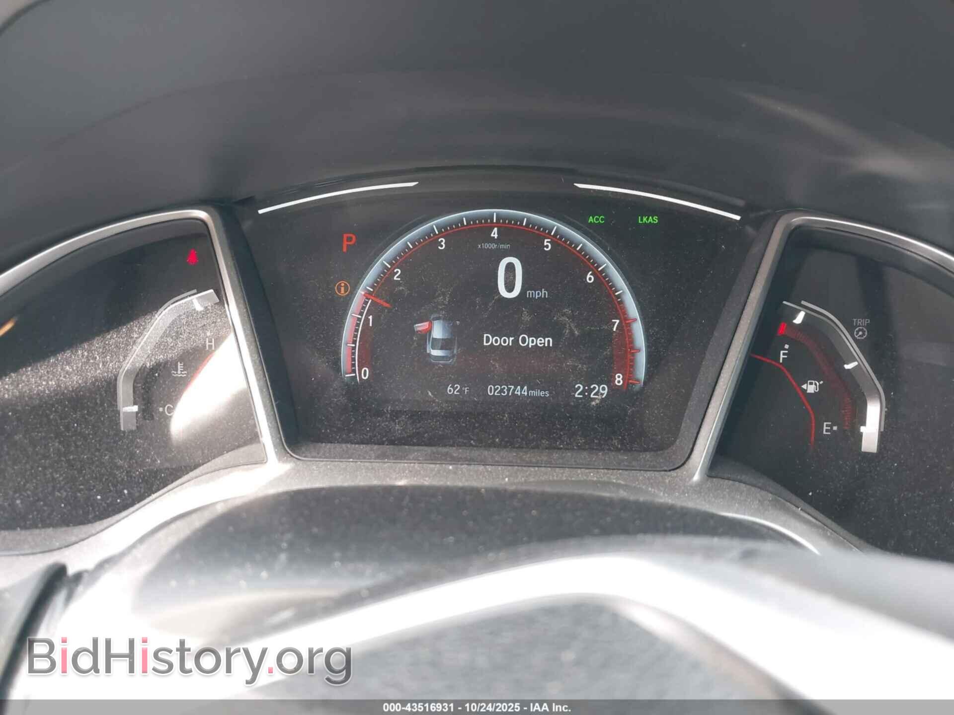 2019 HONDA CIVIC - VIN: 2HGFC2F85KH595678 - Фото 7