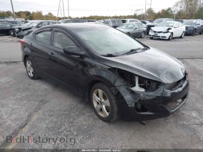2013 Hyundai ELANTRA GLS, black — VIN 5NPDH4AE1DH278202, IAAI