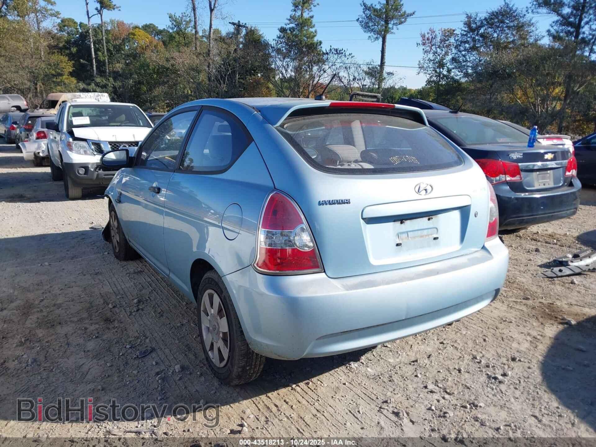 2007 HYUNDAI ACCENT - VIN: KMHCM36C37U019077 - Фото 3