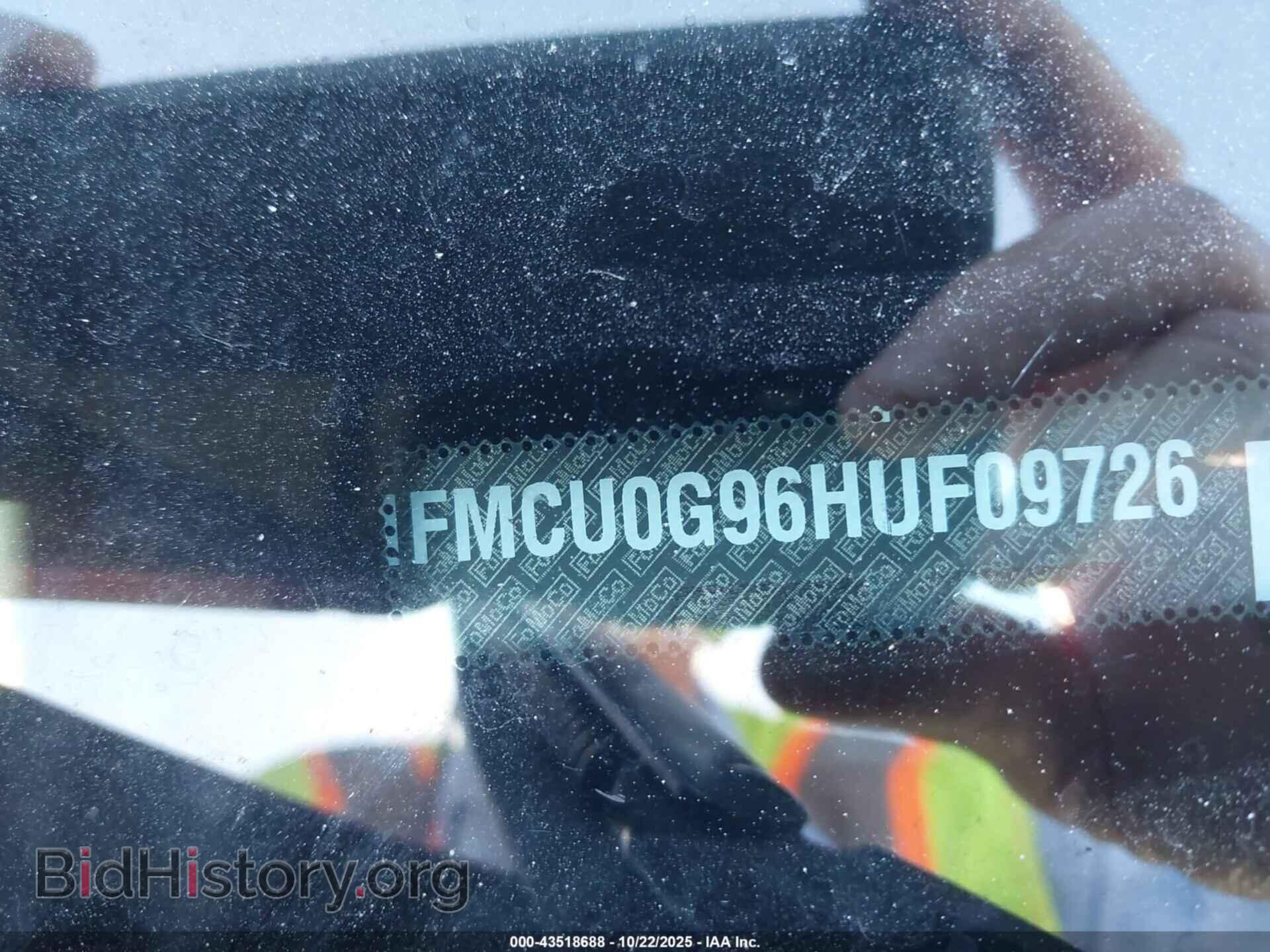 2017 FORD ESCAPE - VIN: 1FMCU0G96HUF09726 - Фото 9