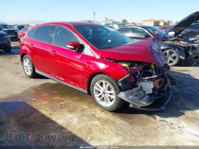 2015 Ford FOCUS SE, red — VIN 1FADP3K22FL300570, IAAI