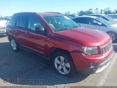 2017 Jeep COMPASS Sport FWD, красный — VIN 1C4NJCBA9HD123794, IAAI