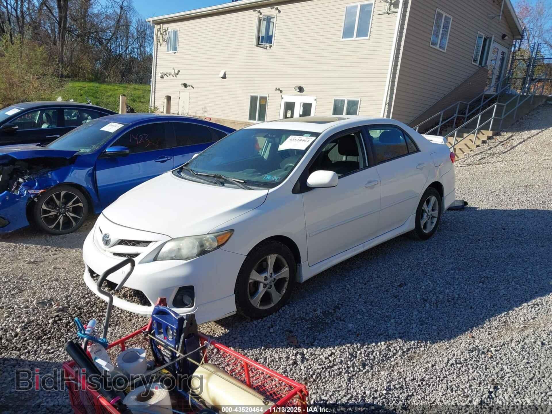 2012 TOYOTA COROLLA - VIN: 2T1BU4EEXCC837616 - Фото 2