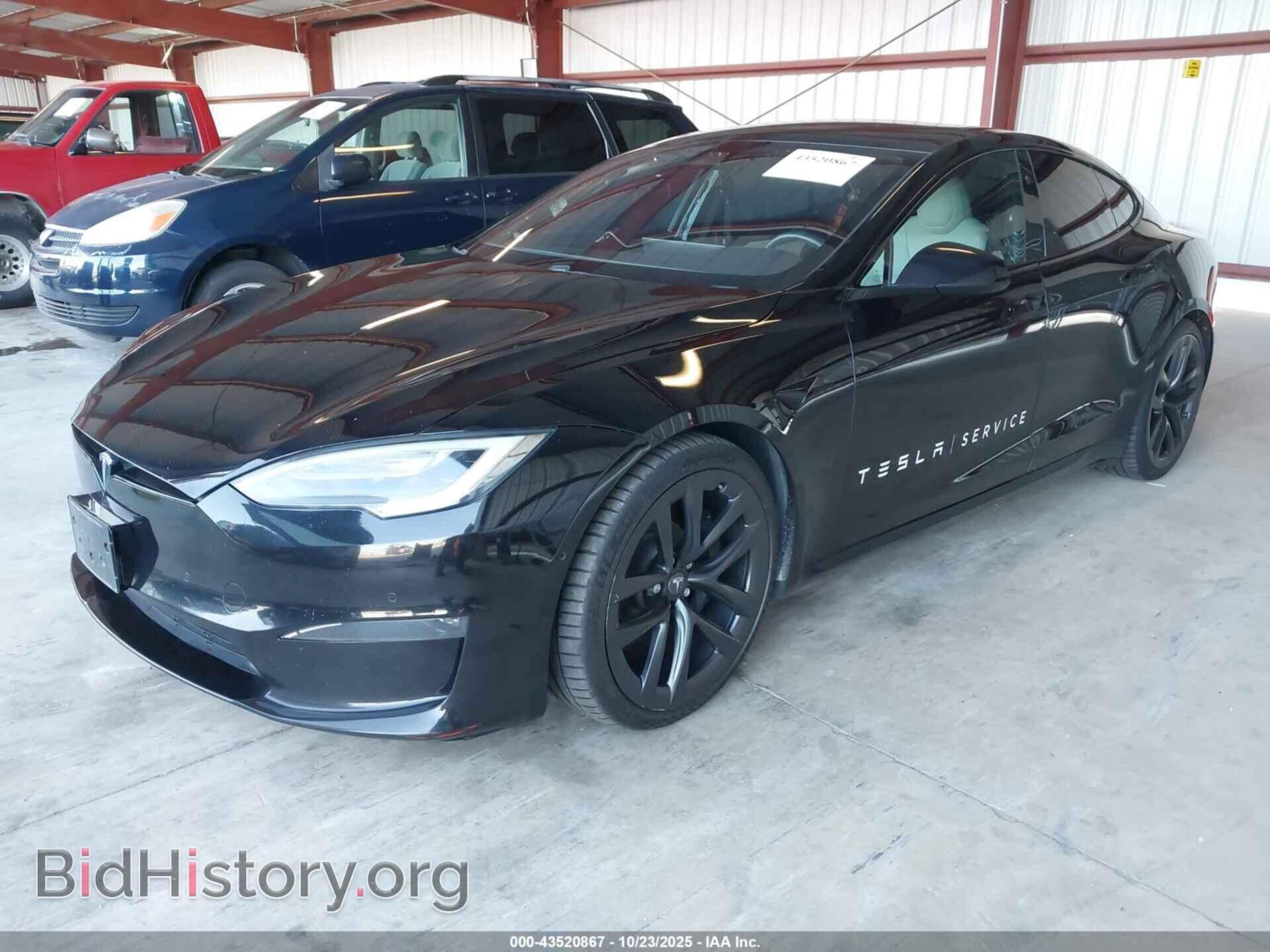 2021 TESLA MODEL S - VIN: 5YJSA1E5XMF428293 - Фото 2