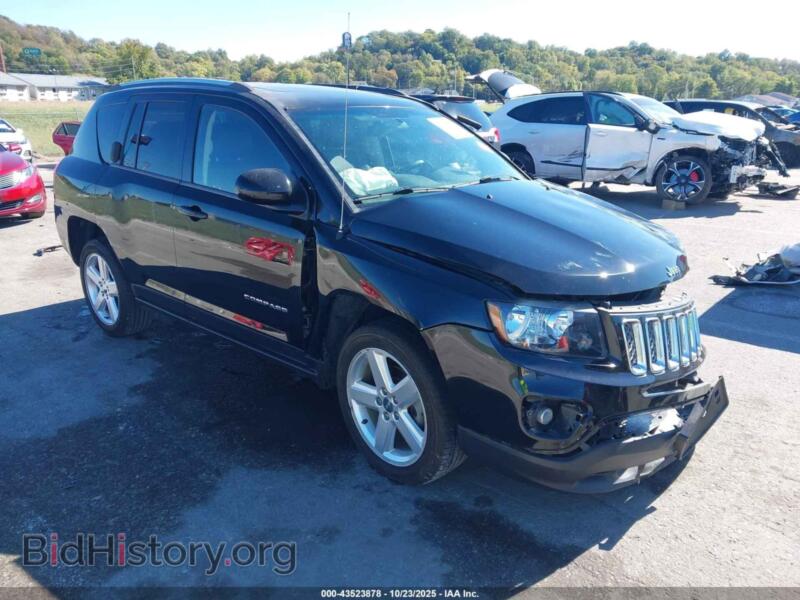 2014 Jeep COMPASS High Altitude (VIN 1C4NJCEA8ED793862) — фото 1 из 18, IAAI, повреждение: передняя часть