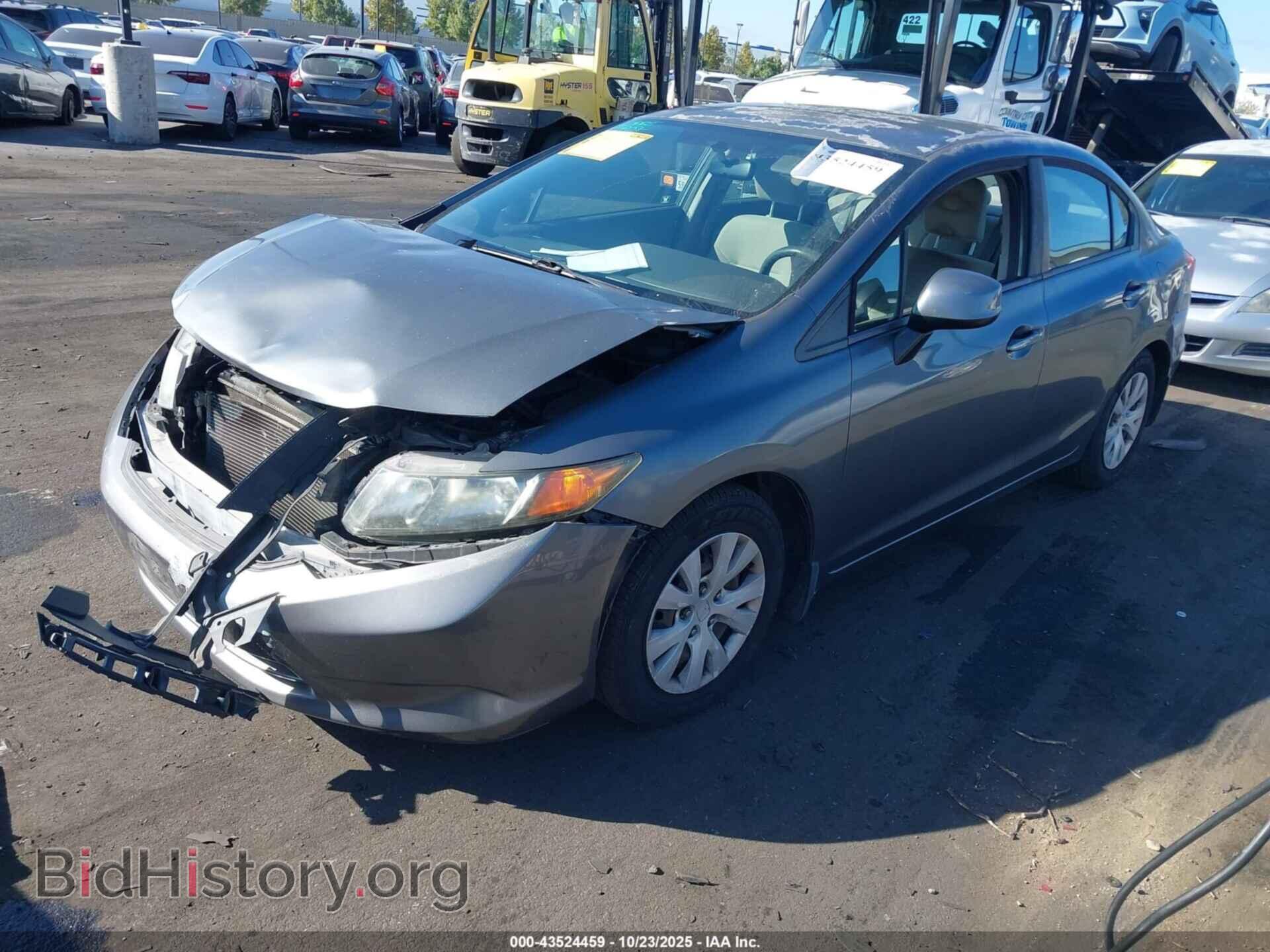 2012 HONDA CIVIC - VIN: 19XFB2F52CE372633 - Фото 2