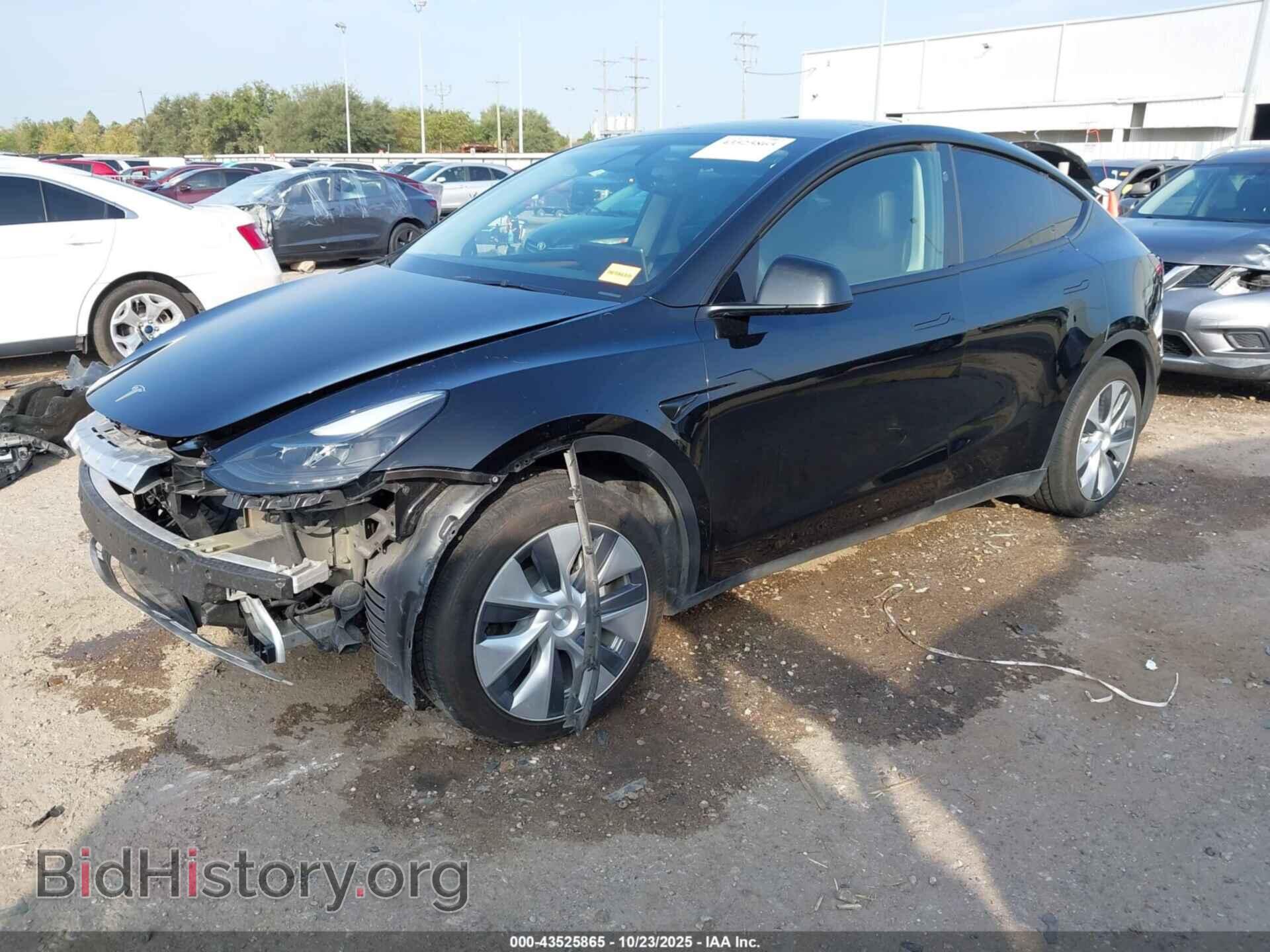 2024 TESLA MODEL Y - VIN: 7SAYGDEDXRF071712 - Фото 2