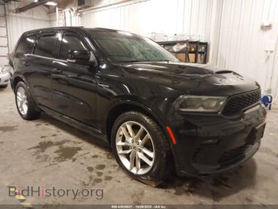2021 Dodge DURANGO R/T, черный — VIN 1C4SDJCTXMC599115, IAAI