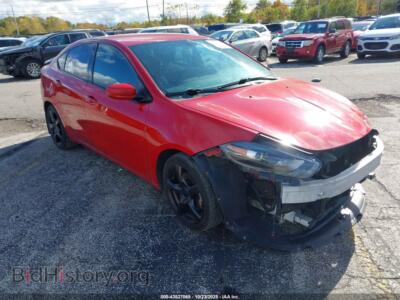 2013 Dodge DART Rallye, red — VIN 1C3CDFBA6DD110239, IAAI