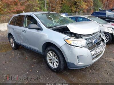 2013 Ford EDGE SE, серебристый — VIN 2FMDK3GC6DBE16468, IAAI