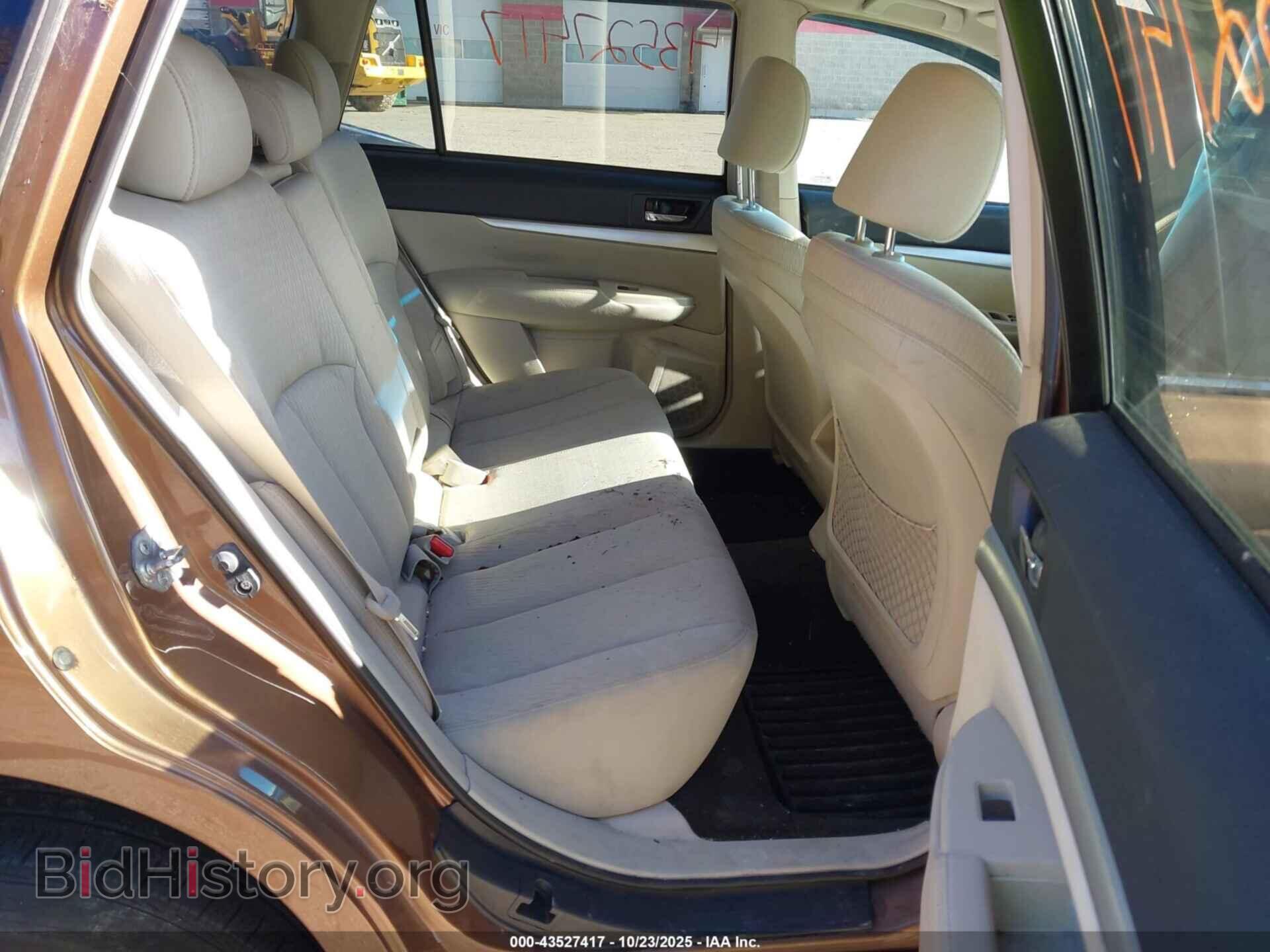 2011 SUBARU OUTBACK - VIN: 4S4BRBGC6B1432840 - Фото 8