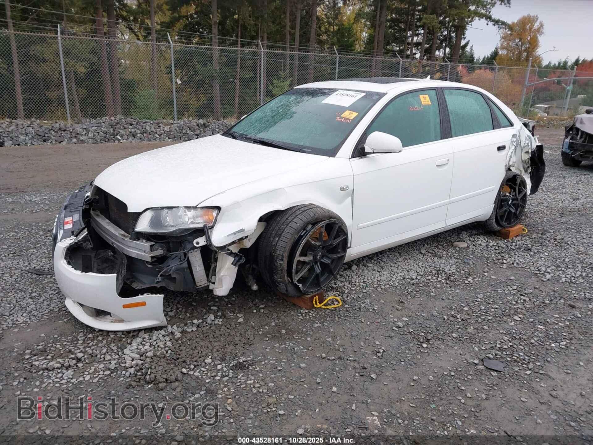 2008 AUDI A4 - VIN: WAUDF78EX8A028836 - Фото 2