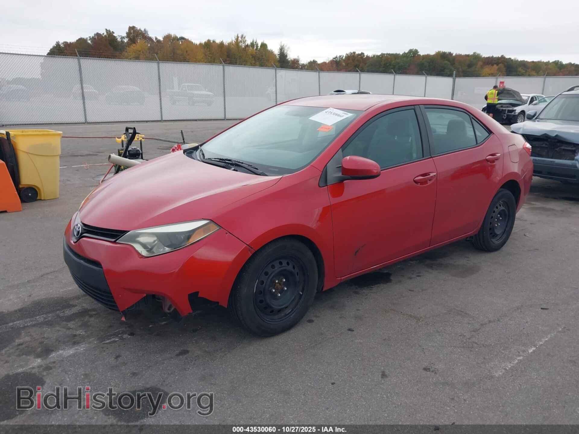 2014 TOYOTA COROLLA - VIN: 5YFBURHEXEP163141 - Фото 2