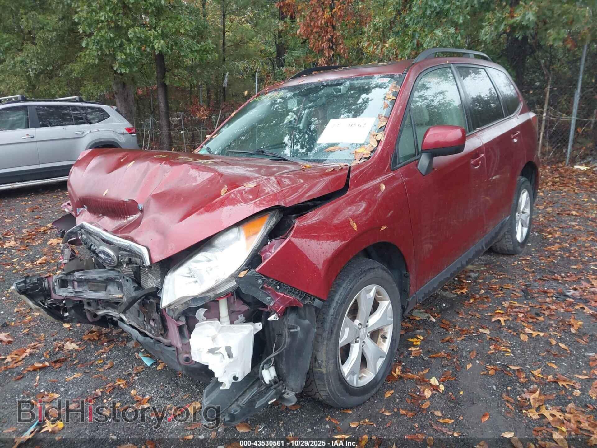 2015 SUBARU FORESTER - VIN: JF2SJAFC8FH498411 - Фото 2