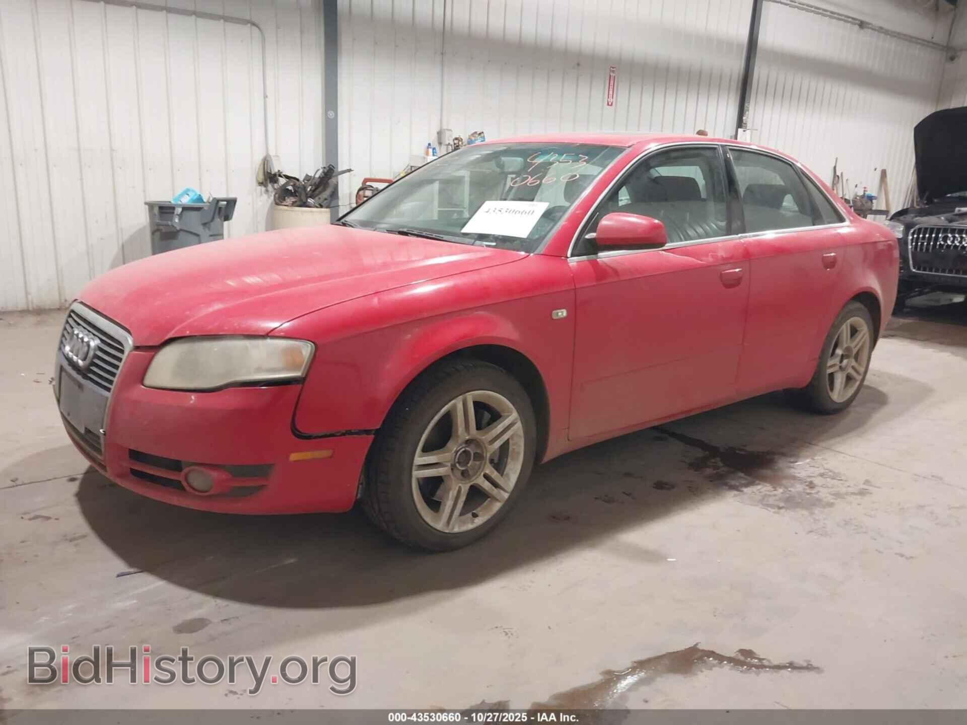 2007 AUDI A4 - VIN: WAUAF78E57A008978 - Фото 2