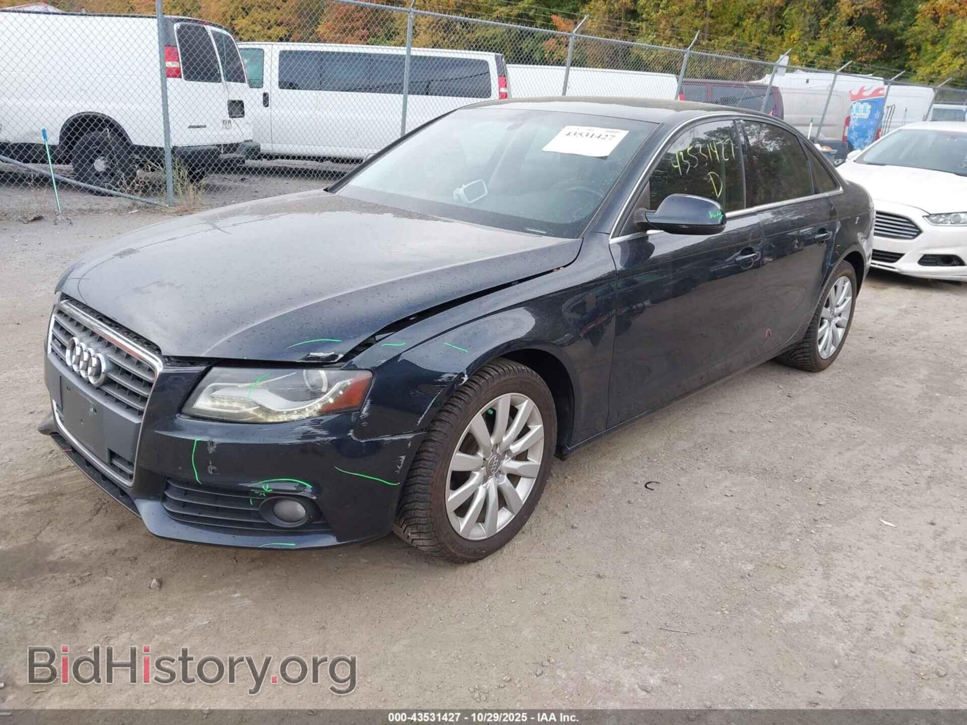 2012 AUDI A4 - VIN: WAUBFAFL5CN019565 - Фото 2