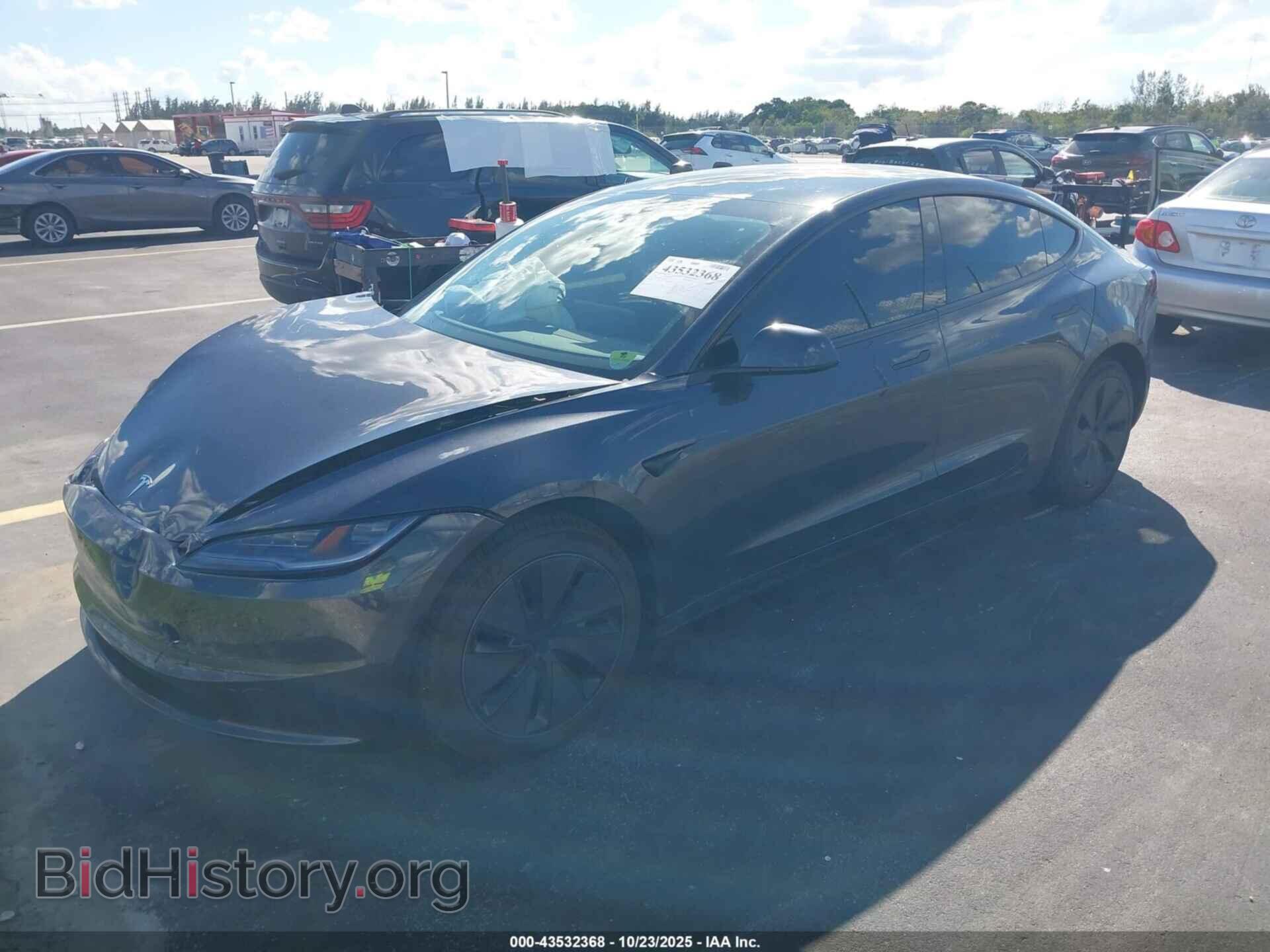 2025 TESLA MODEL 3 - VIN: 5YJ3E1EA1SF020171 - Фото 2