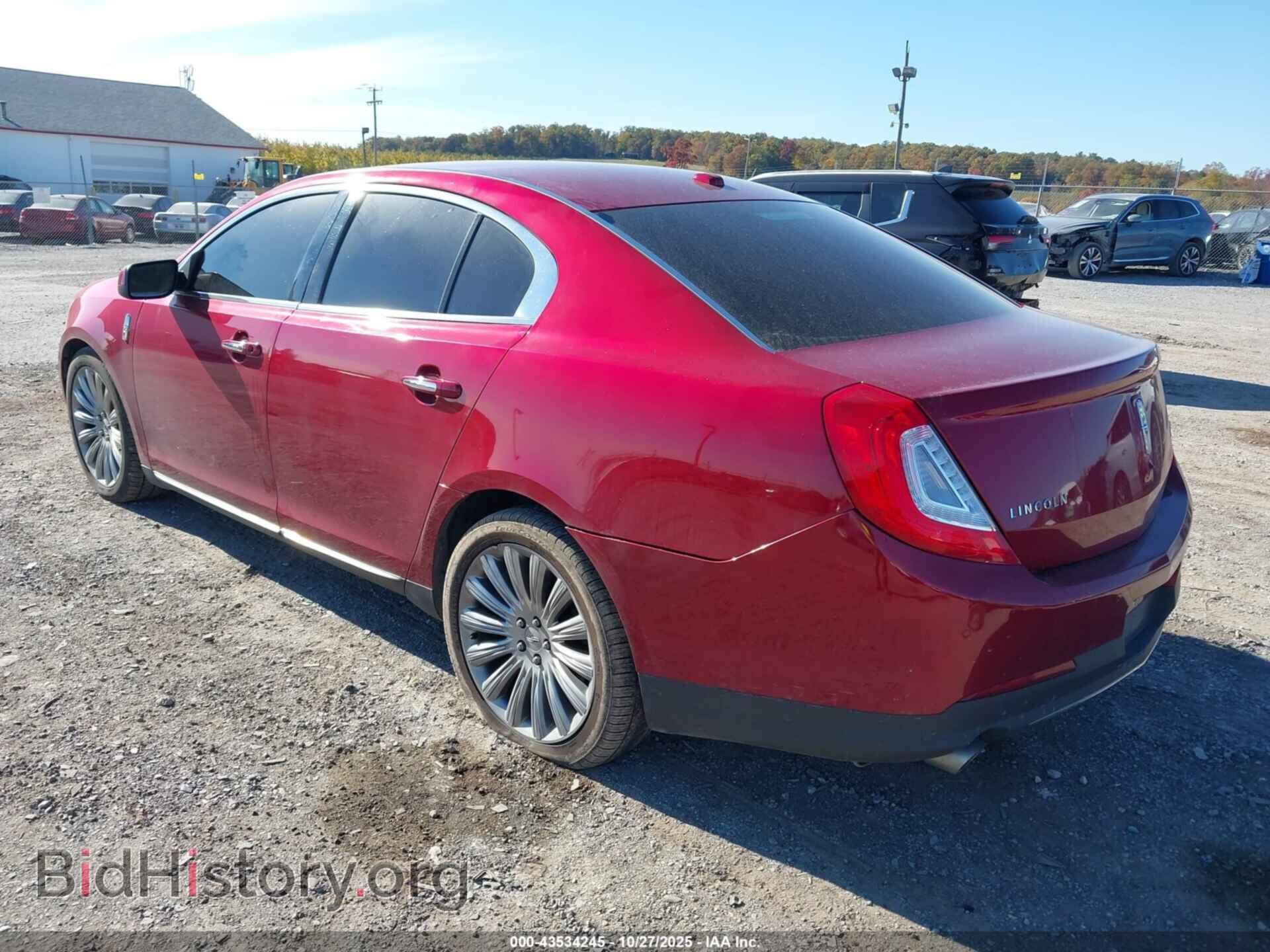 2013 LINCOLN MKS - VIN: 1LNHL9DK5DG612164 - Фото 3