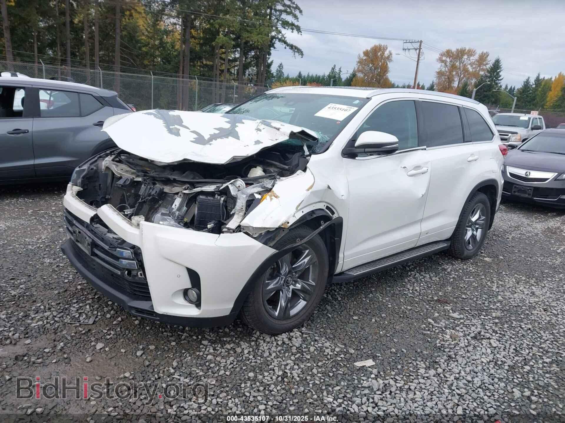 2018 TOYOTA HIGHLANDER - VIN: 5TDDZRFH2JS485071 - Фото 2