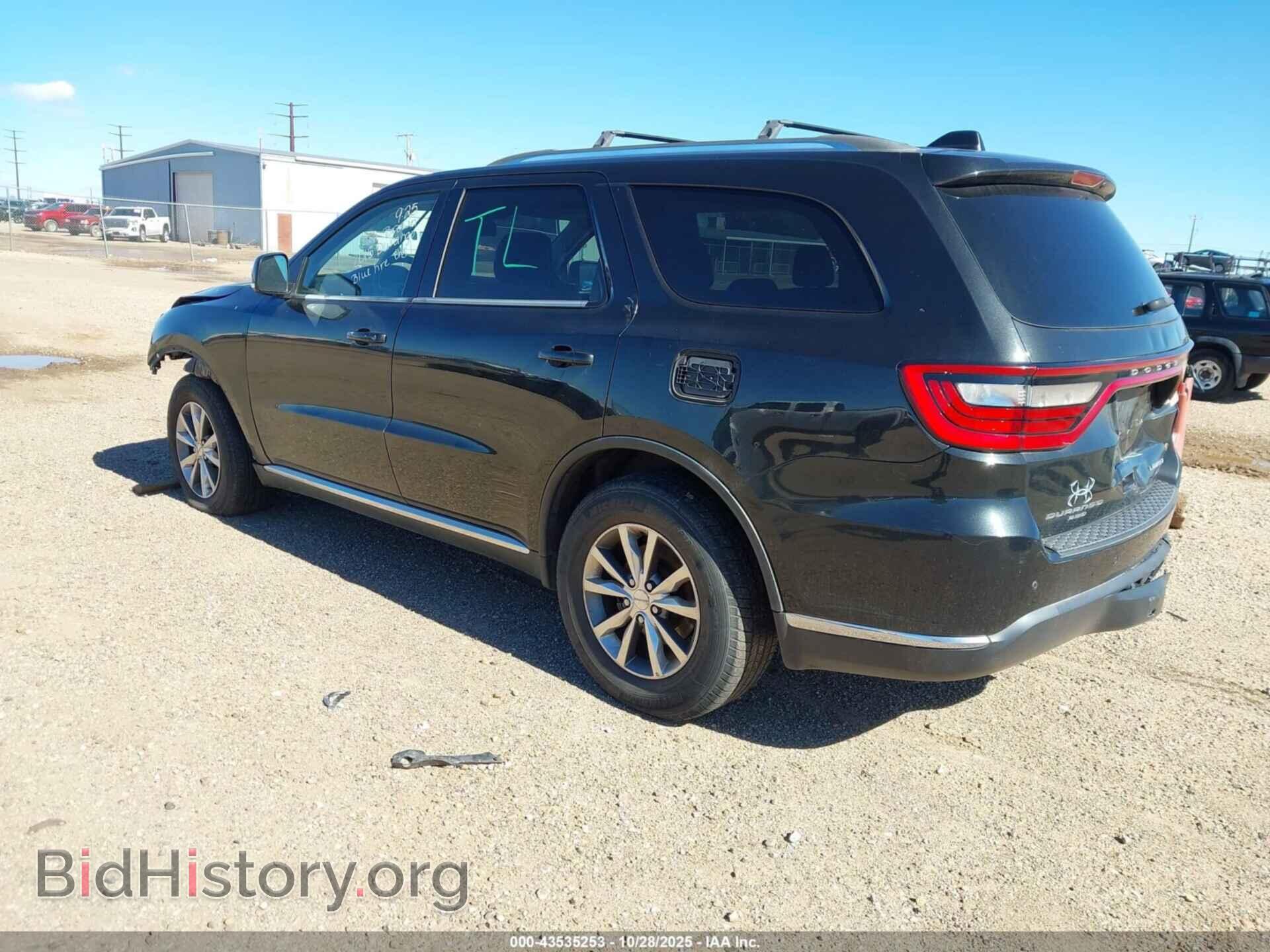 2015 DODGE DURANGO - VIN: 1C4RDJDG1FC709598 - Фото 3