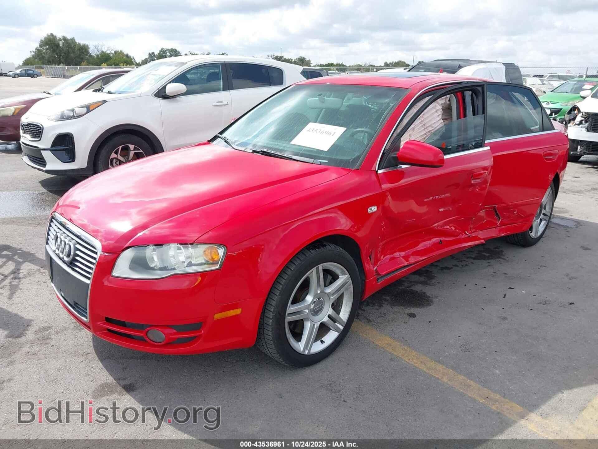 2007 AUDI A4 - VIN: WAUAF78E97A165218 - Photo 2