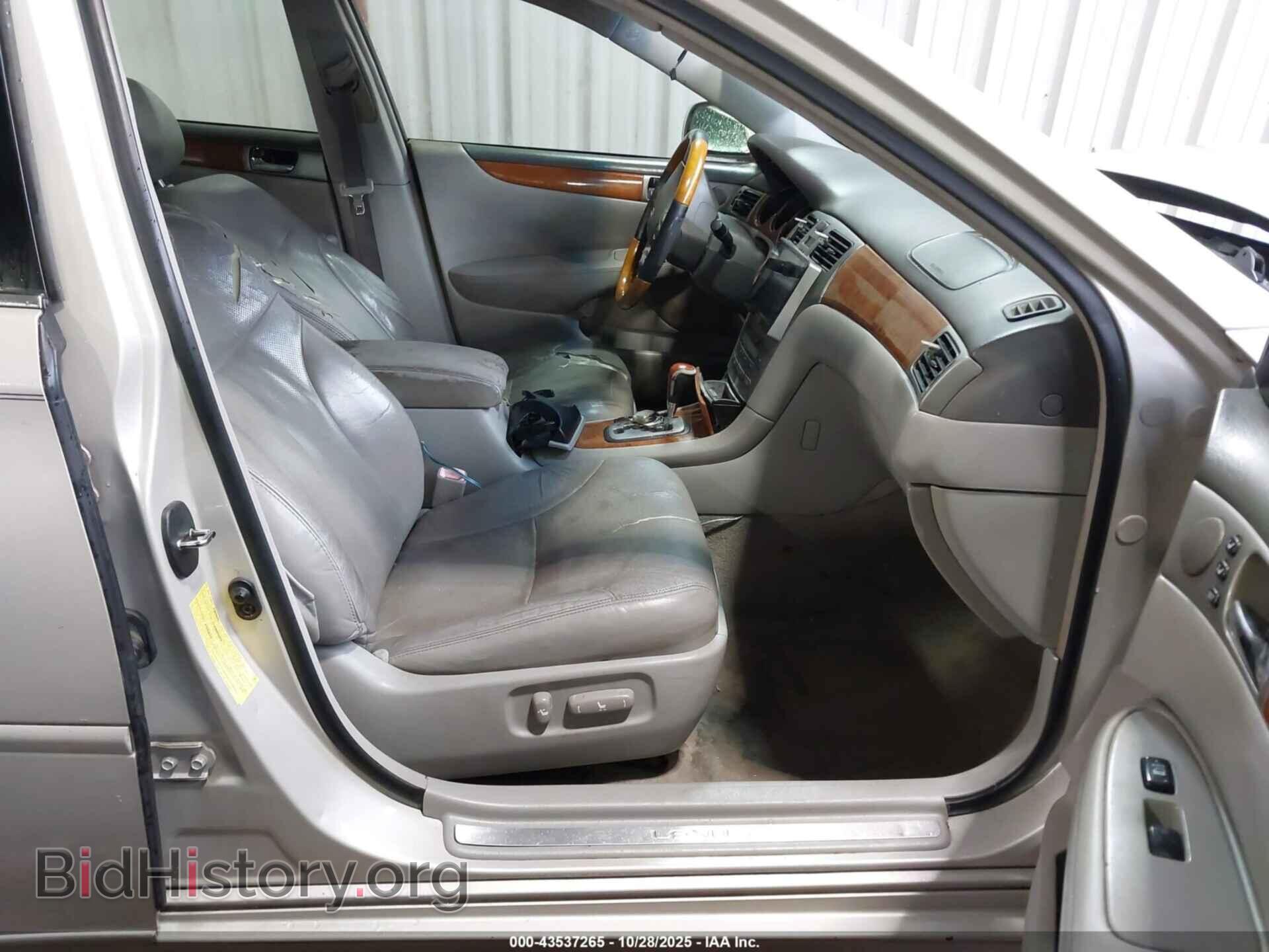 2005 LEXUS ES 330 - VIN: JTHBA30G855128452 - Фото 5