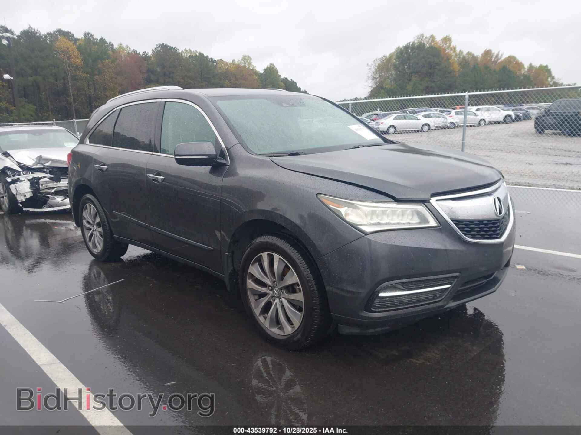 Фотография 5FRYD4H42EB037726 - ACURA MDX 2014