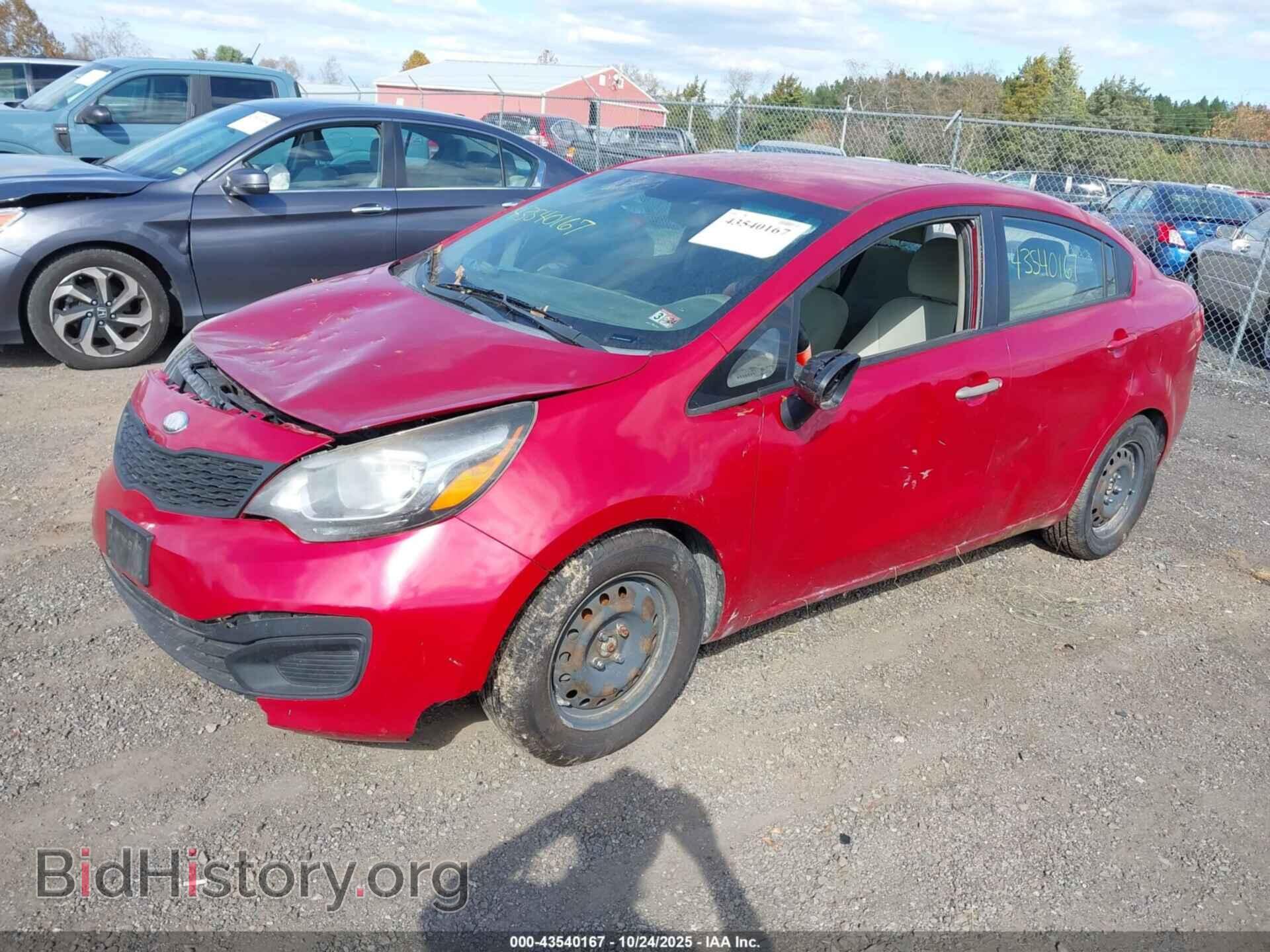 2013 KIA RIO - VIN: KNADM4A34D6232798 - Фото 2