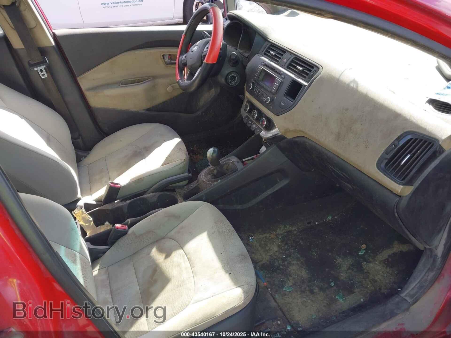 2013 KIA RIO - VIN: KNADM4A34D6232798 - Фото 5