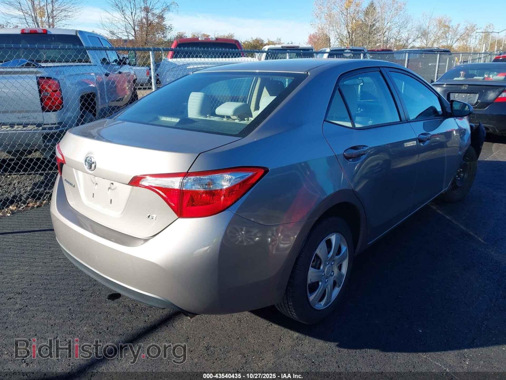 2014 TOYOTA COROLLA - VIN: 2T1BURHE7EC005324 - Фото 4