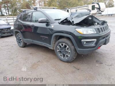 2020 Jeep COMPASS Trailhawk 4X4, black — VIN 3C4NJDDB9LT190541, IAAI