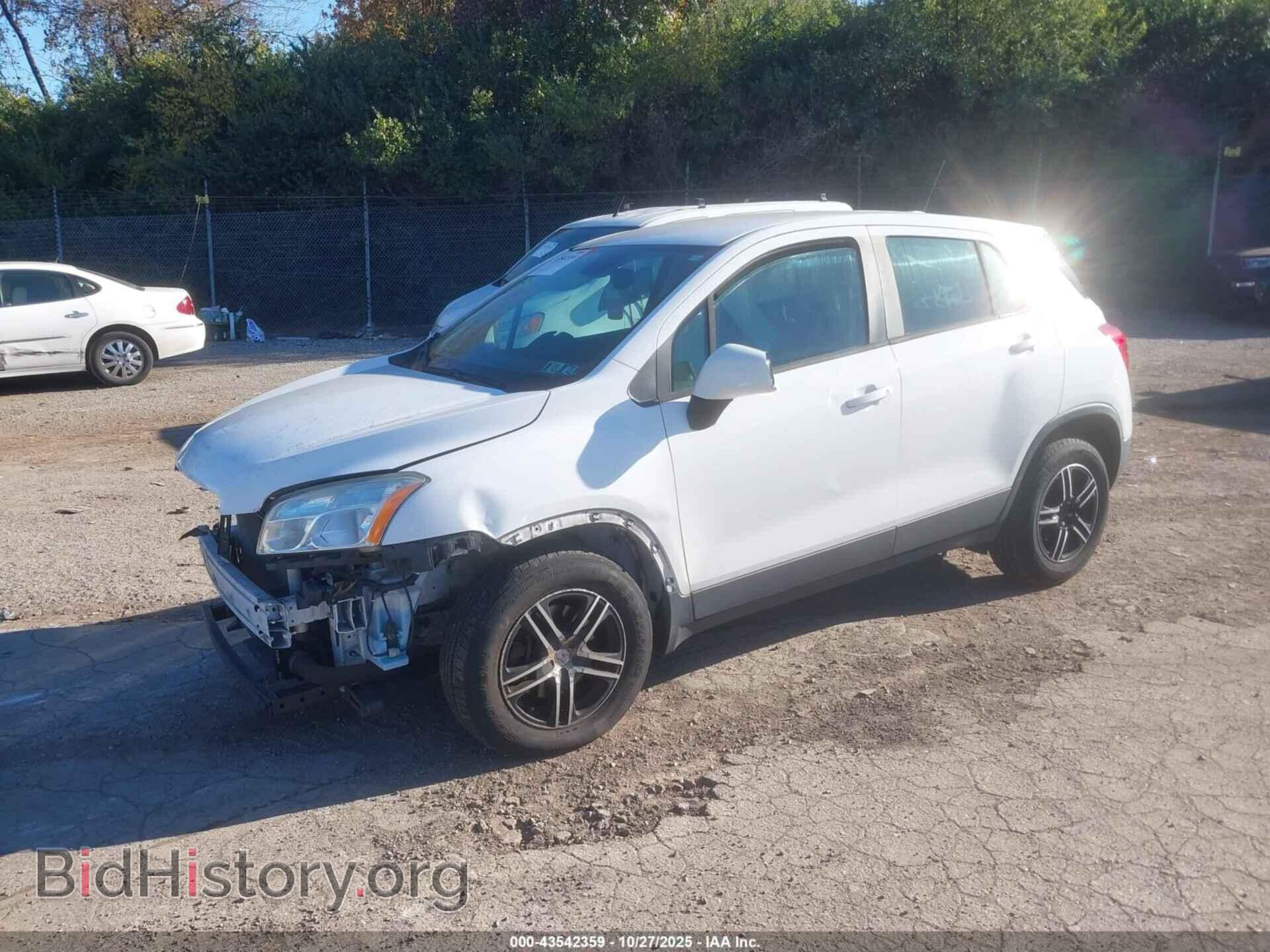 2016 CHEVROLET TRAX - VIN: 3GNCJKSB4GL259745 - Фото 2