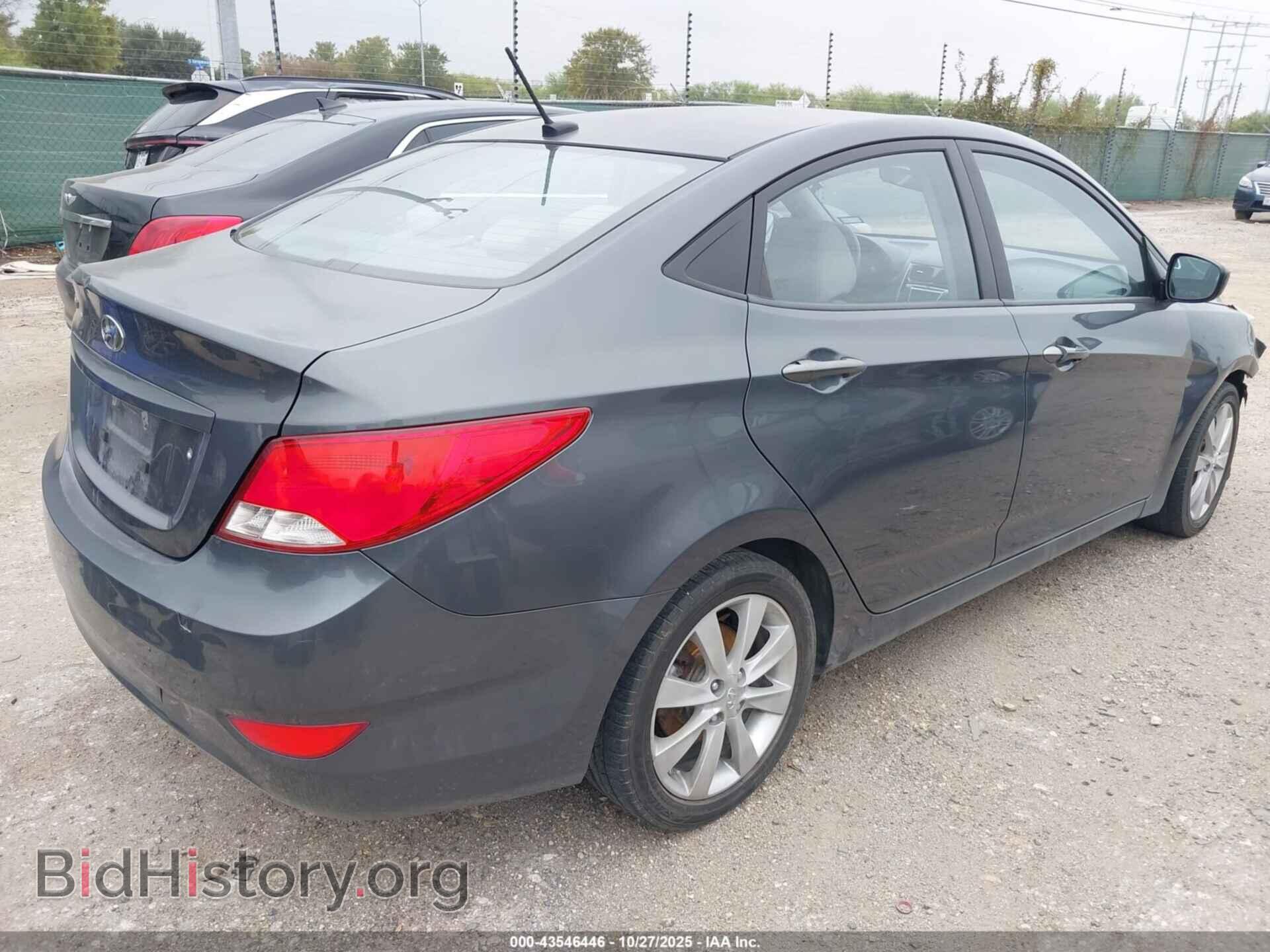 2013 HYUNDAI ACCENT - VIN: KMHCU4AE7DU319991 - Фото 4