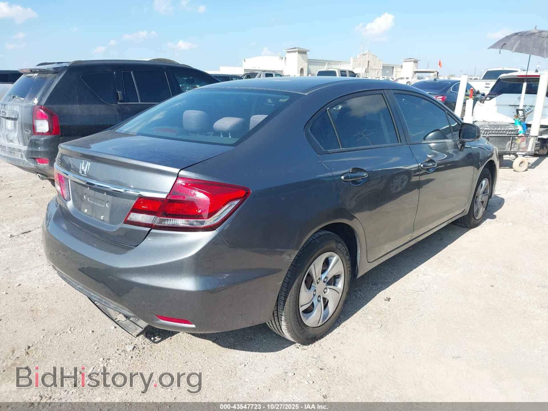 2013 HONDA CIVIC - VIN: 19XFB2F56DE256241 - Фото 4