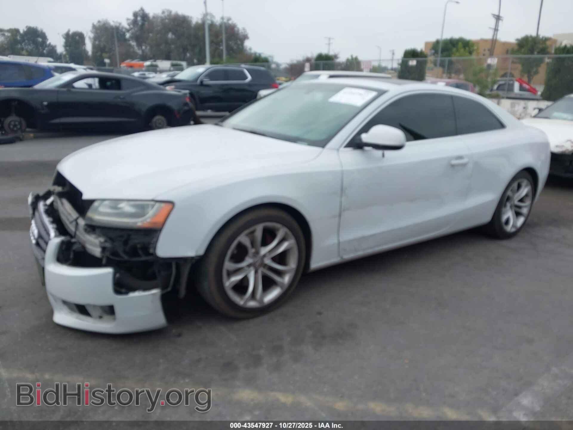 2012 AUDI A5 - VIN: WAULFAFR7CA005294 - Фото 2