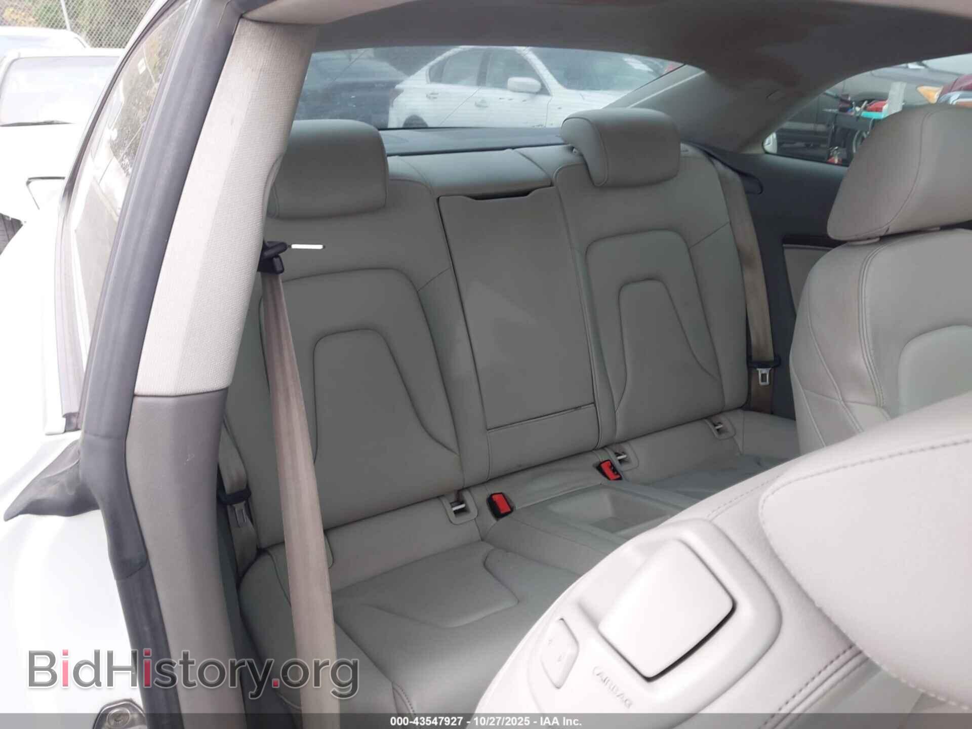 2012 AUDI A5 - VIN: WAULFAFR7CA005294 - Фото 8