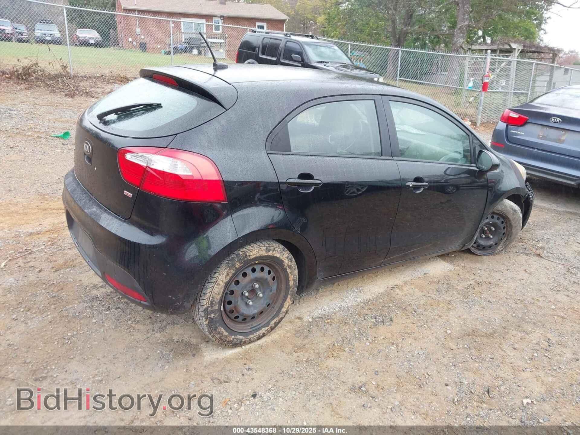2014 KIA RIO - VIN: KNADM5A33E6401975 - Фото 4